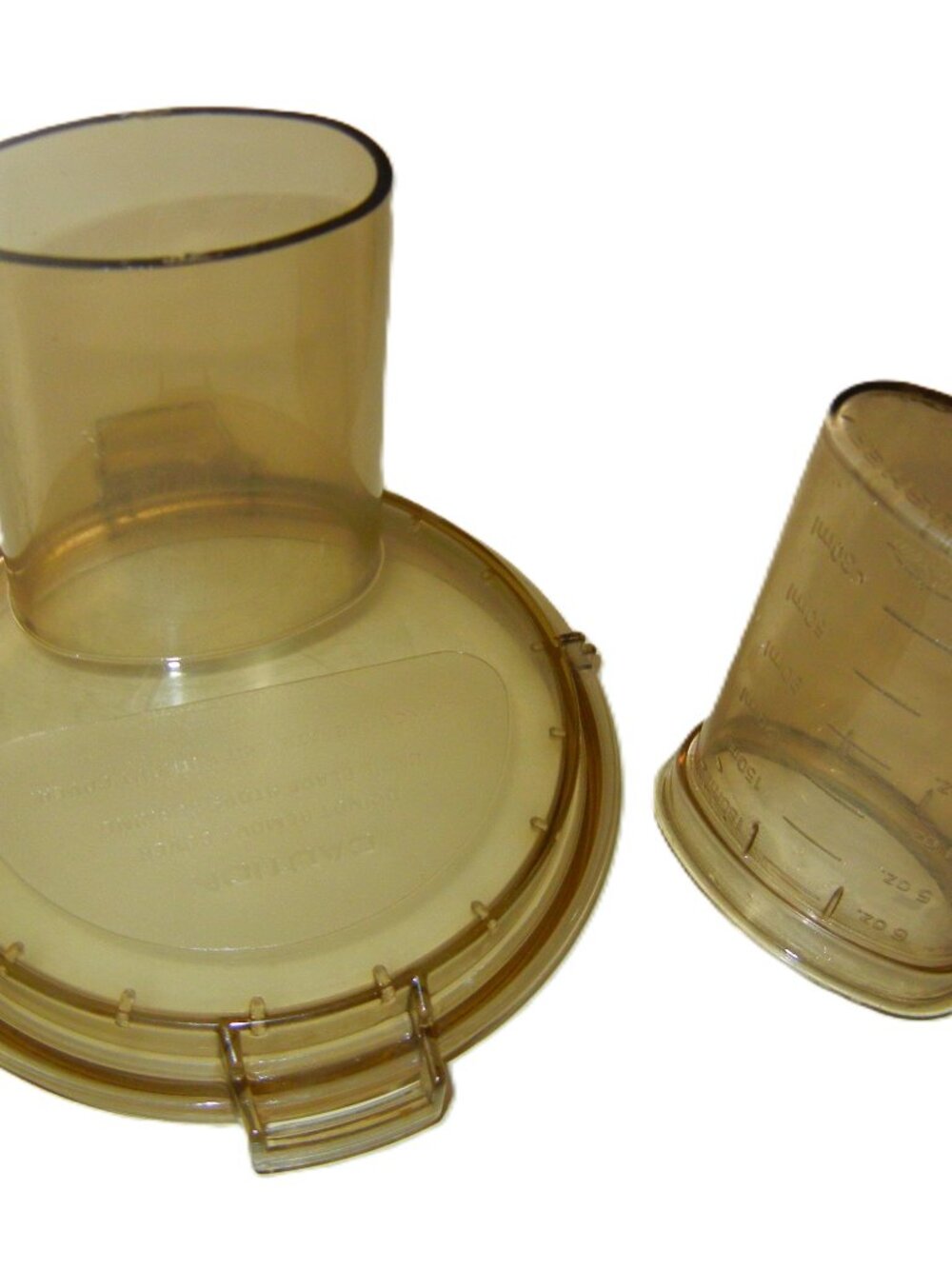 VINTAGE Sunbeam Le Chef Food Processor 14-11  REPLACEMENT Bowl LID & PUSHER